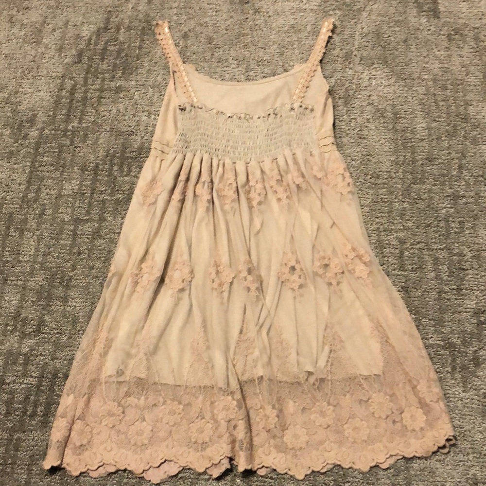 O2 Collection tan dress - Picture 2 of 5